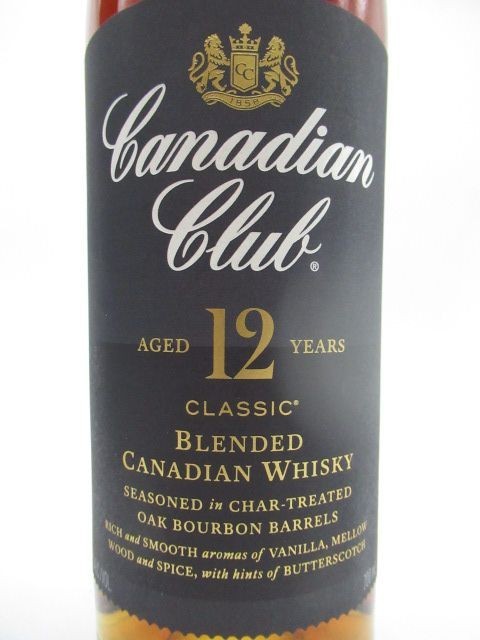  Canadian Club 12 year Classic regular goods 40 times 700ml