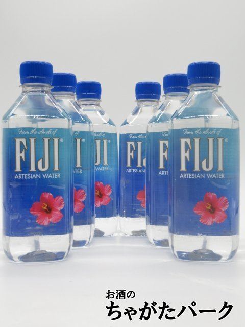 【6本セット】 FIJI WATER (フィジーウォーター) ペットボトル 500ml×6本セット ■天然シリカ含有の画像1