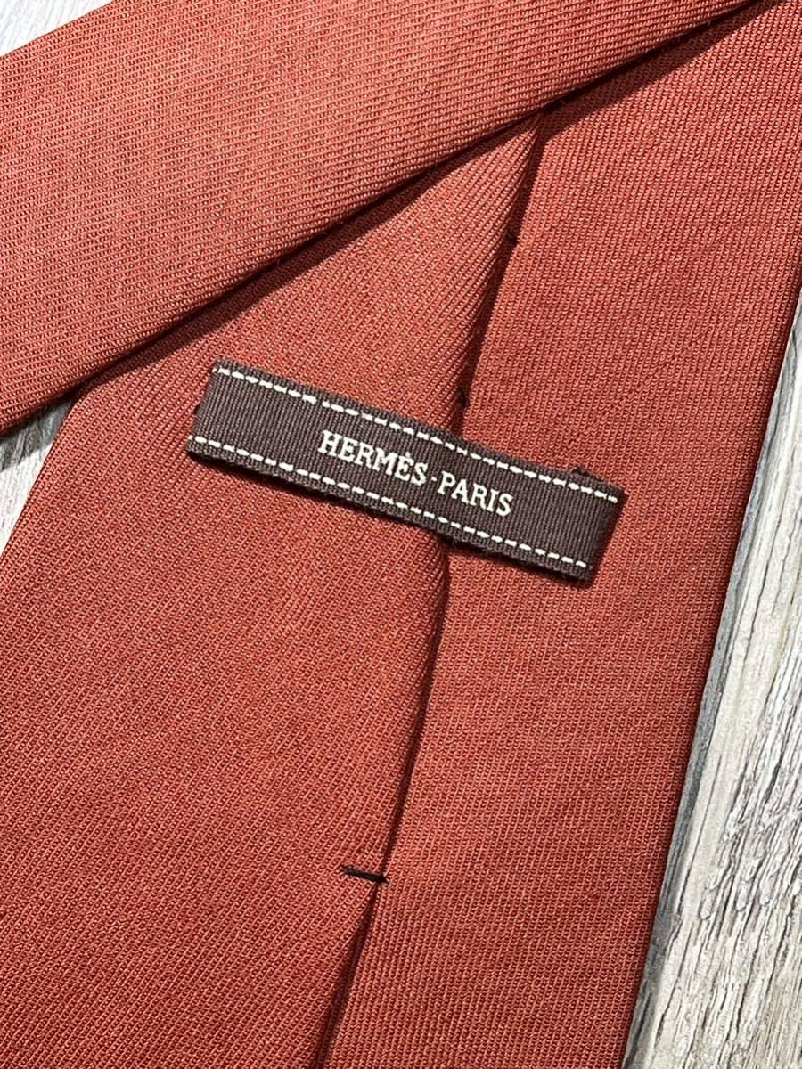  редкость прекрасный товар "HERME*S" Hermes solid широкий галстук бренд галстук 308148