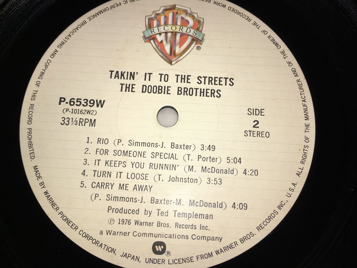 The Doobie Brothers★中古LP国内盤「ドゥービー・ブラザーズ～ドゥービー・ストリート」_画像6