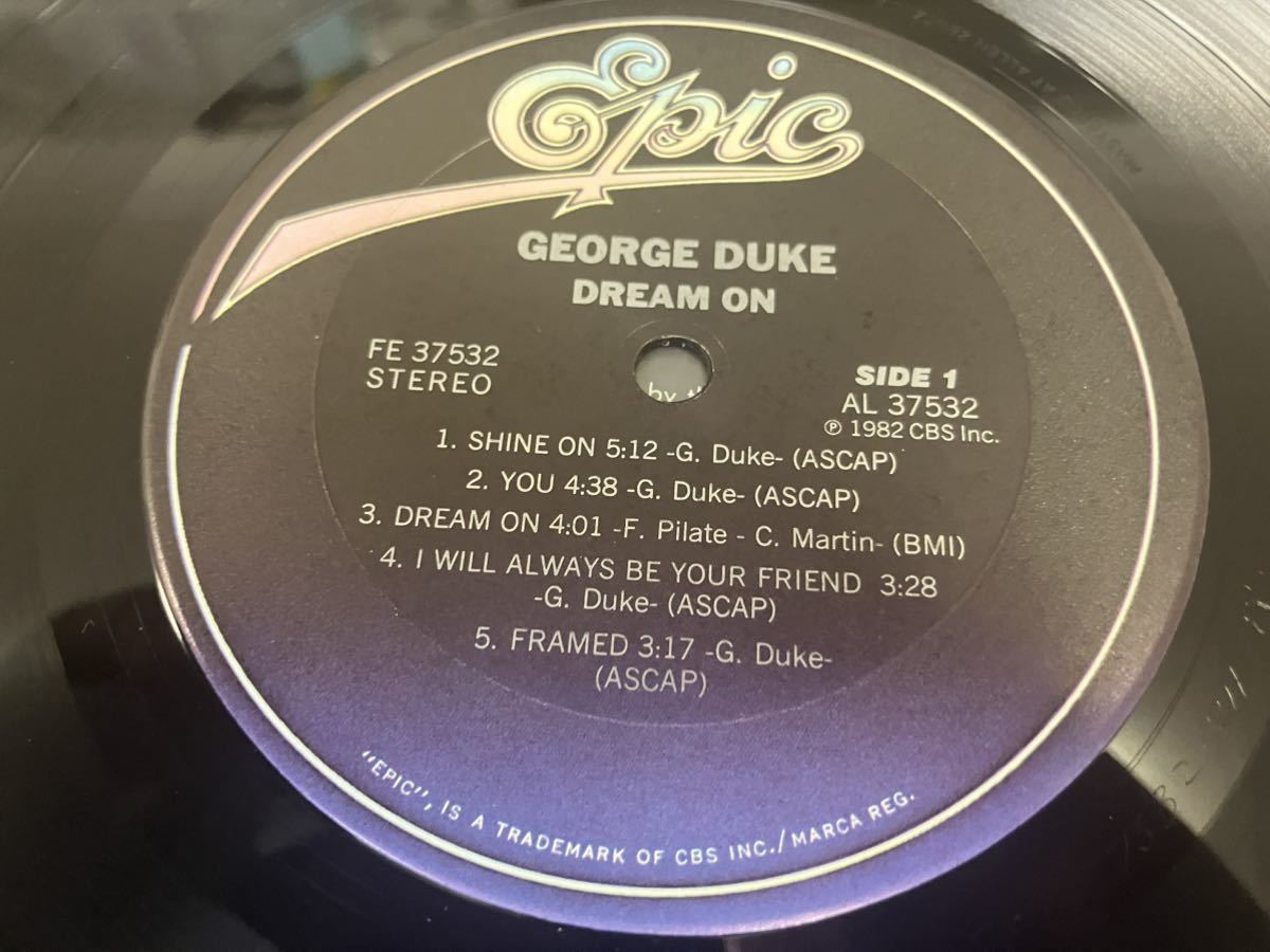 George Duke★中古LP/USオリジナル盤パイプ・ステッカーシュリンク付「ジョージ・デューク～Dream On」_画像5