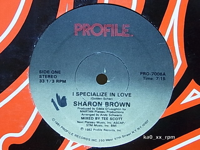 ★☆Sharon Brown「I Specialize In Love」☆★5点以上で送料無料!!!_画像1