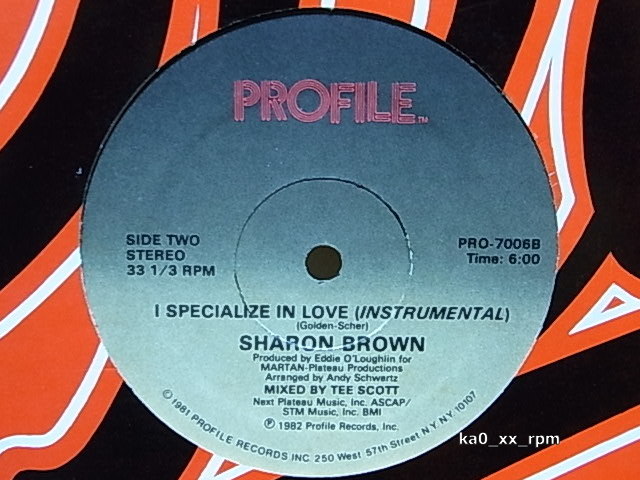 ★☆Sharon Brown「I Specialize In Love」☆★5点以上で送料無料!!!_画像2