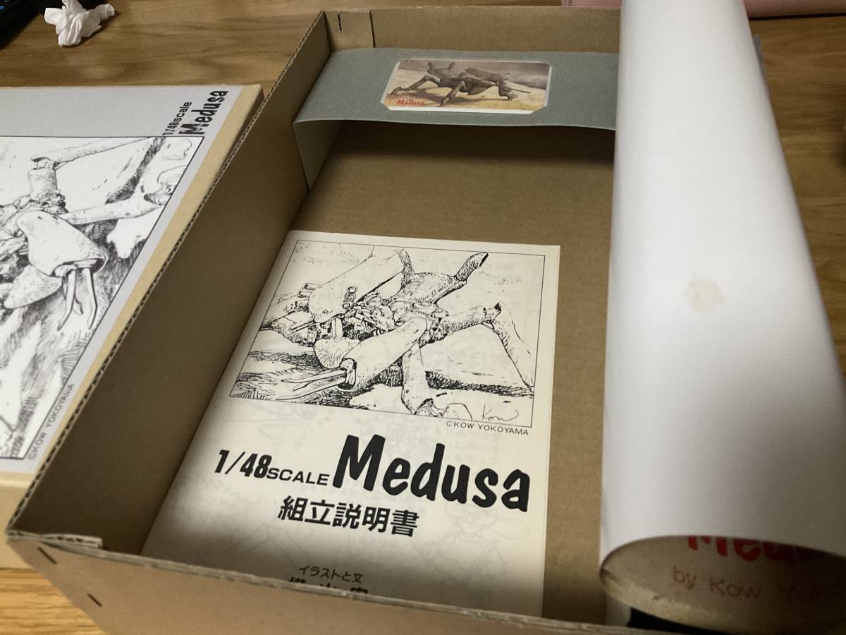 Medusa 1/48 未組み立て品　ガレージキット　横山宏　コトブキヤ　テレホンカード付き_画像3