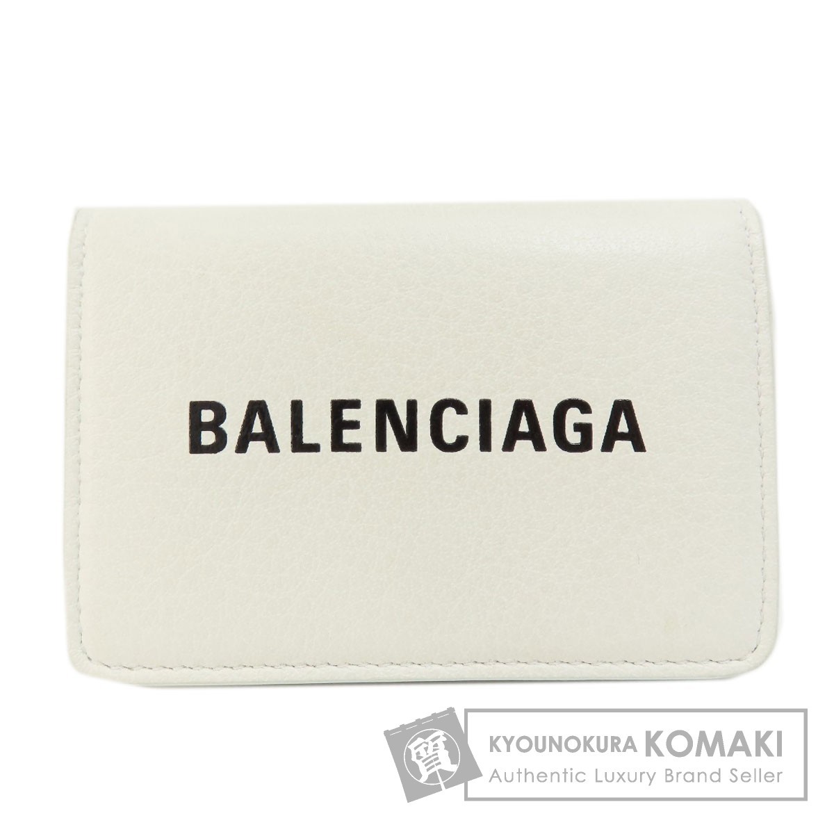 BALENCIAGA バレンシアガ ミニウォレット コンパクトサイフ 二つ折り財布（小銭入れあり） レザー レディース 中古