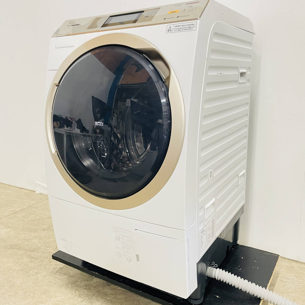 春先取りの Panasonic 中古 ドラム式洗濯機 温水泡洗浄 kg 乾燥6.0 kg