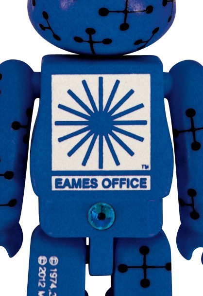 即決★Happy BE@RBRICK EAMES BLUE★ハッピー ベアブリック EAMES★青_画像2