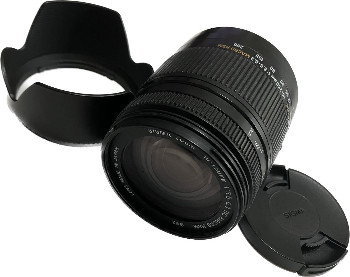 新作ウエア DC F3.5-6.3 18-250mm SIGMA シグマ ☆極上美品☆ MACRO