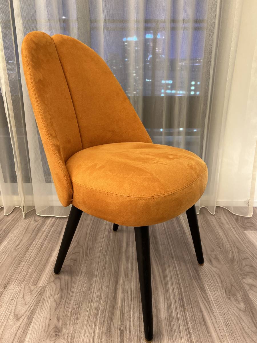 K-108*ダイニングチェア/rochebobois/PARIS/オレンジ/safran K-108*ダイニングチェア/rochebobois/PARIS/オレンジ/safran