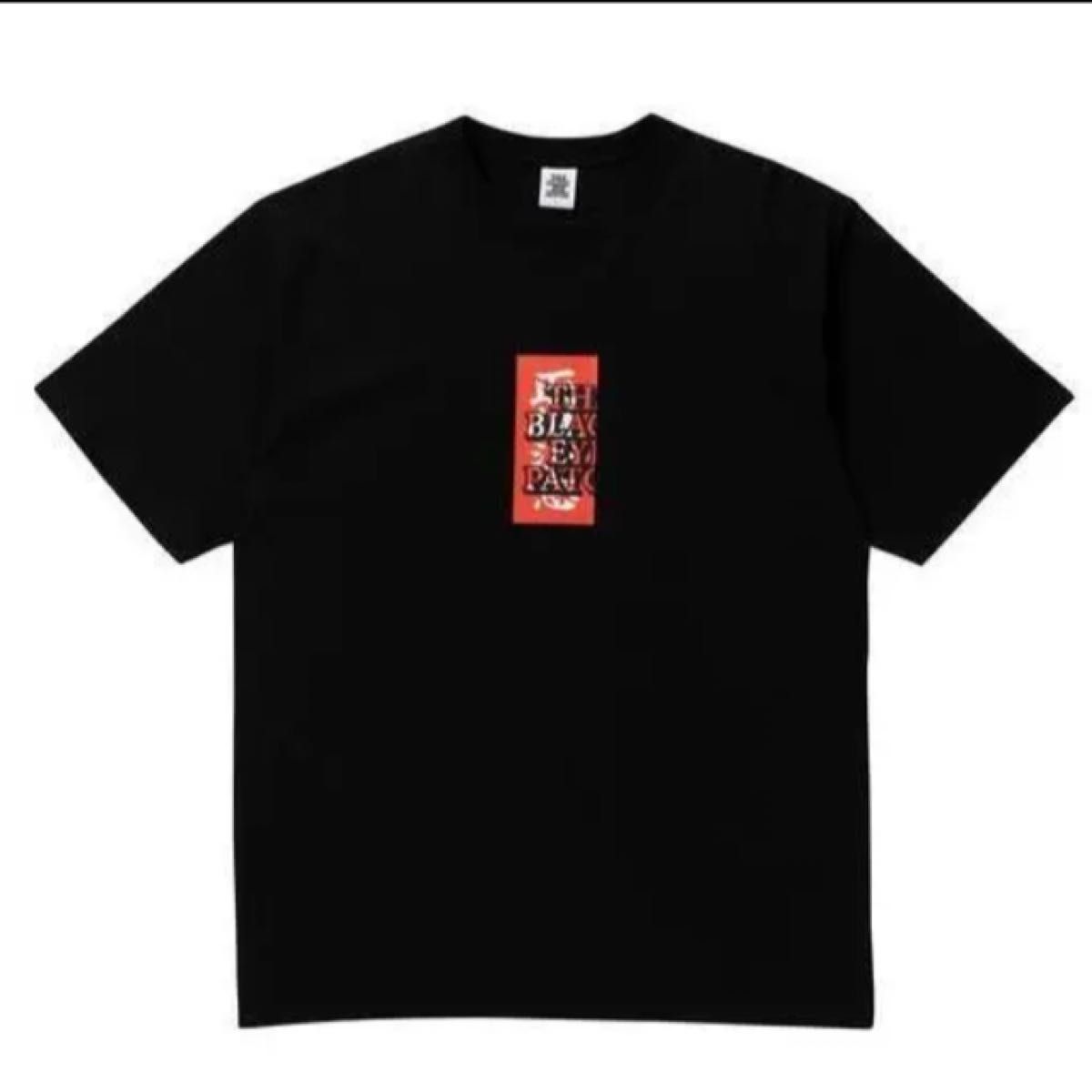 平本蓮着用 XL ブラックアイパッチ 取扱注意 tシャツ 黒-