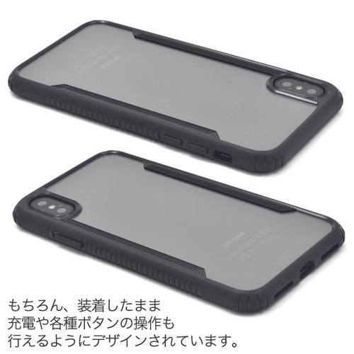 iPhoneXS/iPhoneX iPhone XS/iPhone X アイフォン スマホケース 背面強化ガラス+側面TPU設計のガラスバックケース_画像4