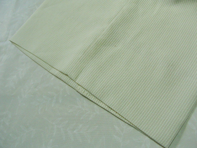 ssy6981 GREEN CLUBS スラックス ■ ツータックパンツ ■ オフホワイト ワンポイント刺繍 シンプル ウエスト91cm_画像7