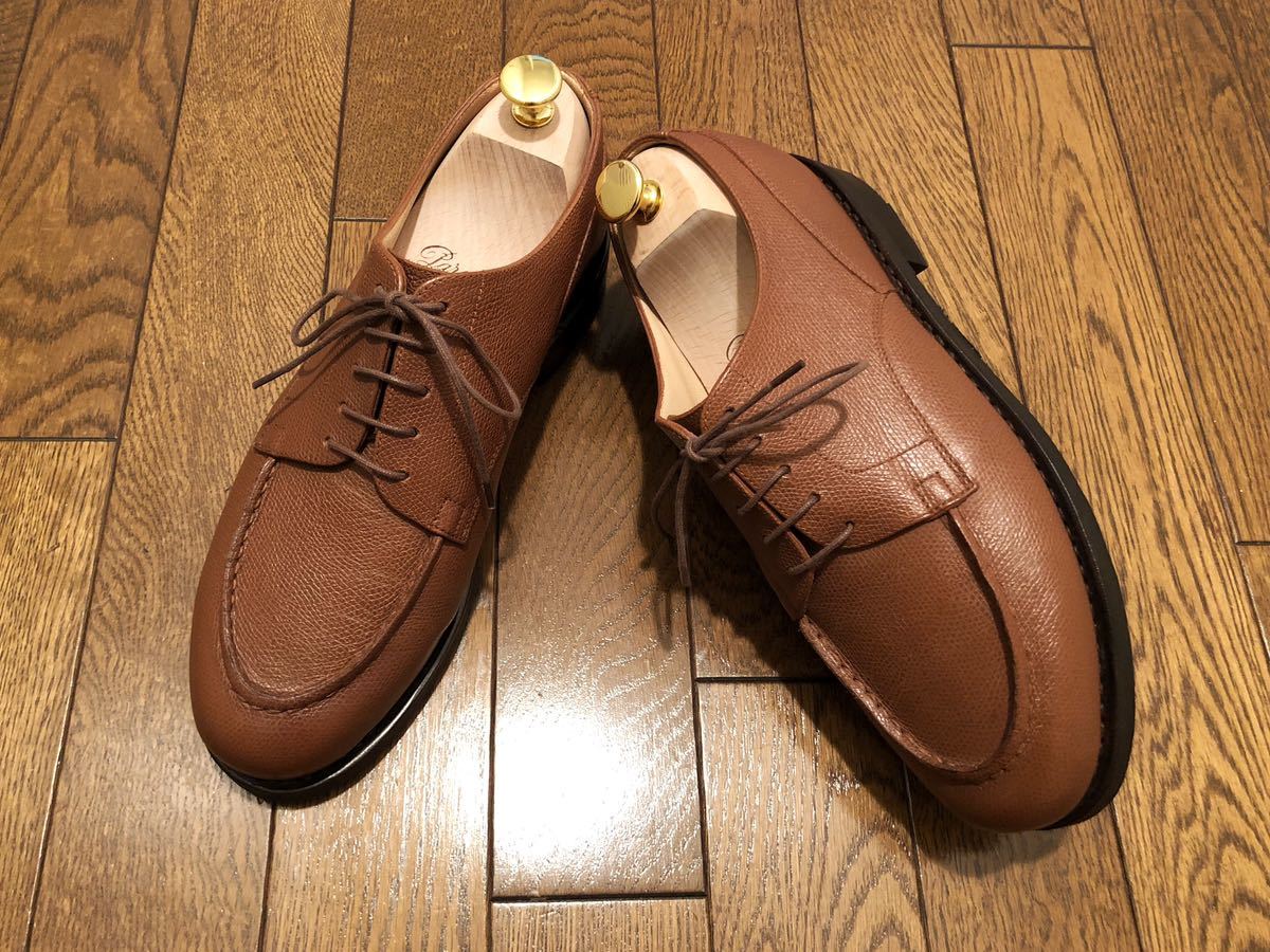 極美品☆PARABOOT PBGG シャンボード サイズ6ハーフ ゴールド CHAMBORD パラブーツ ミカエル MICHAEL ALDEN オールデン