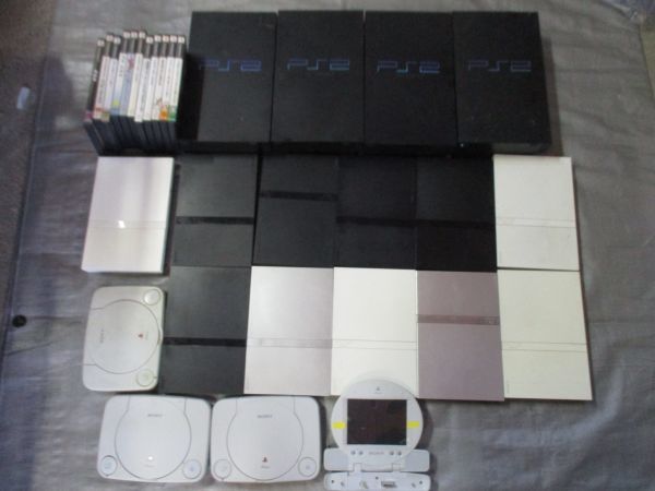 ジャンク PS2 プレイステーション2 PSone など　本体　ソフトなど 大量セット　CM08_画像1