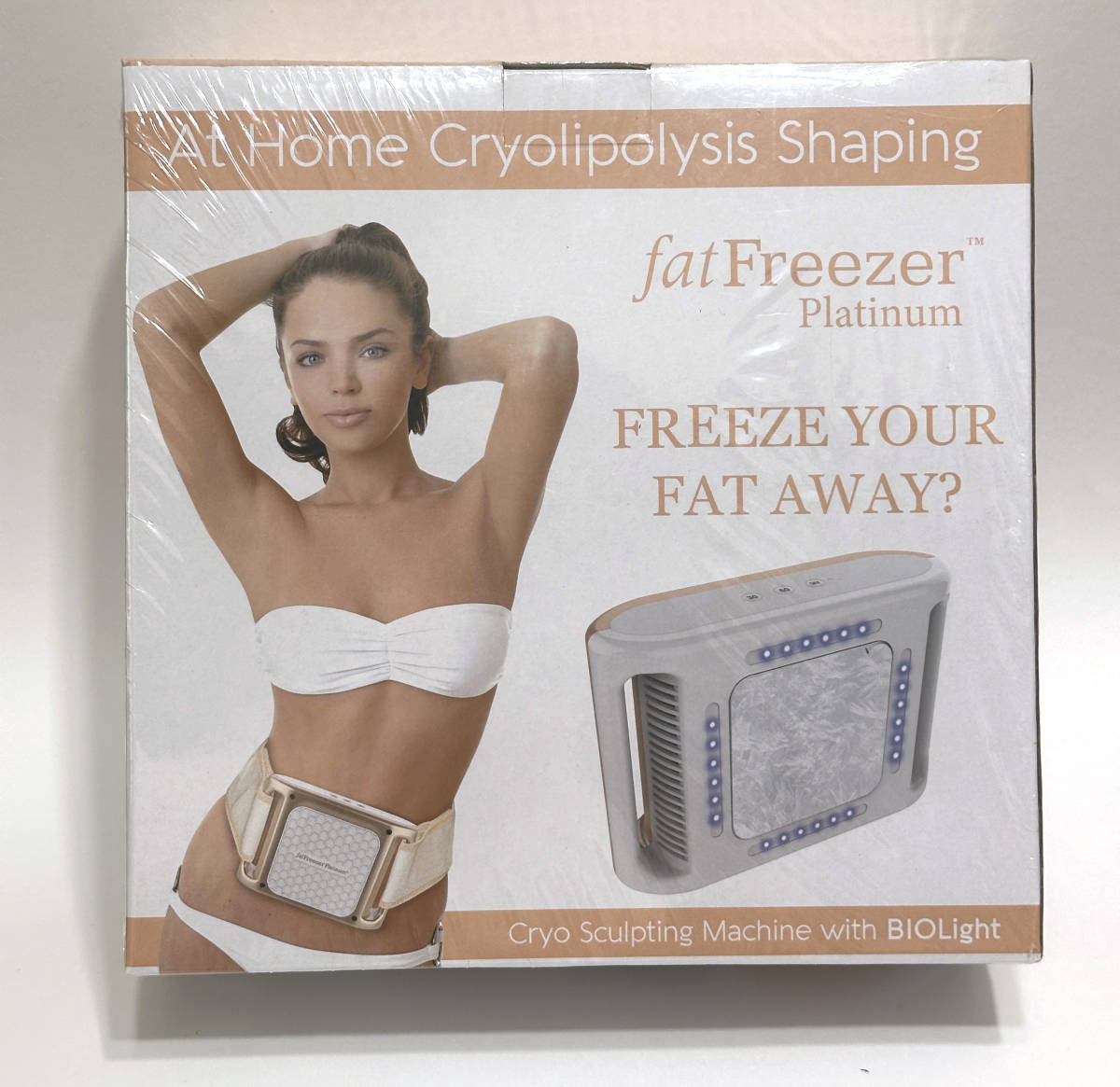 新品未使用 脂肪細胞 冷却破壊 痩身機 Fat Freezer Platinum 切らない脂肪吸引・皮下脂肪落とす細胞内凍結