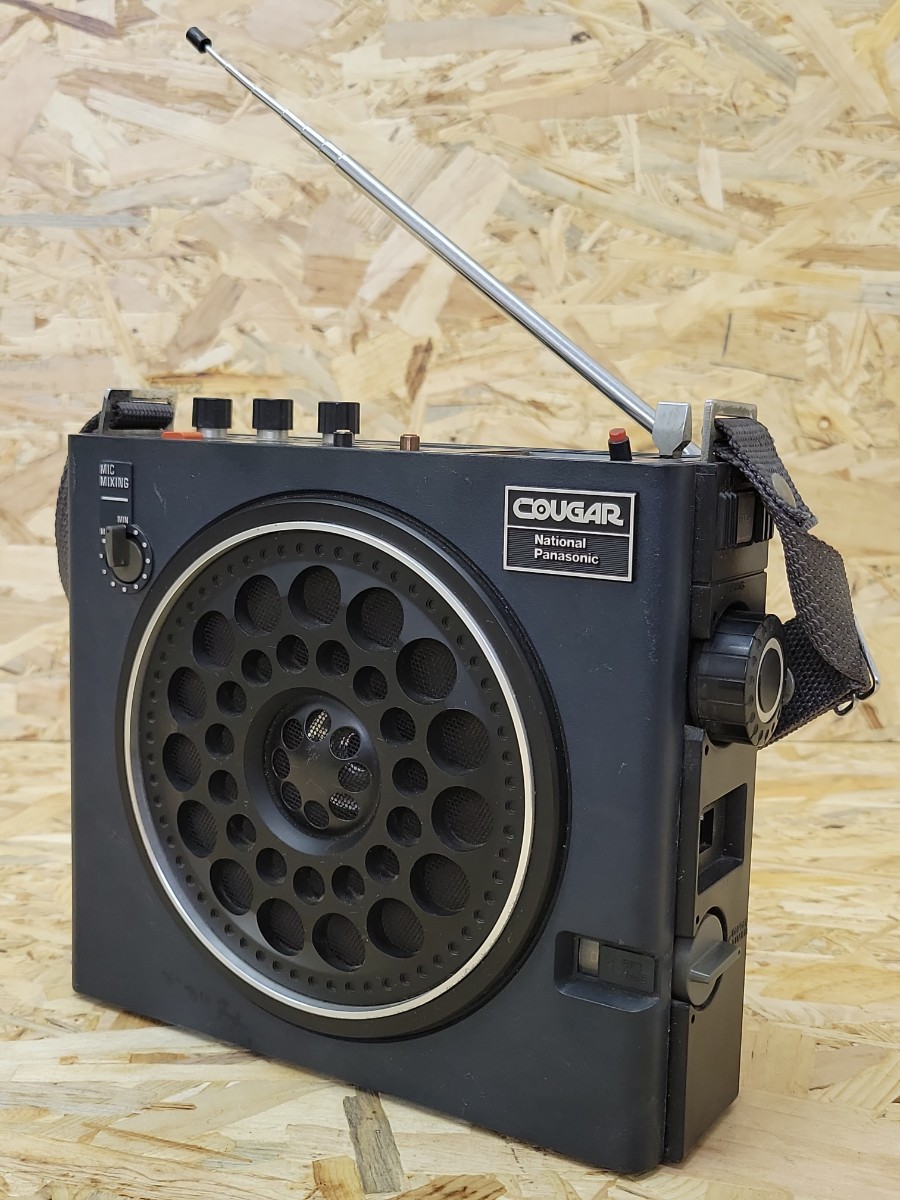 D 当時物 National COUGAR RF-888 ナショナル クーガー 短波ラジオ