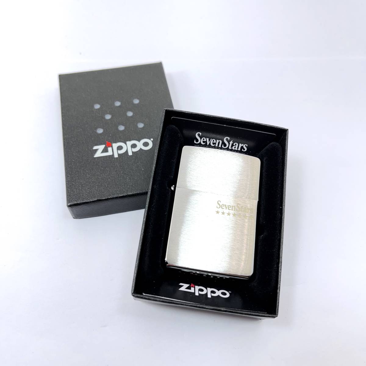 【限定 非買品】ZIPPO Seven Stars 2016年製 USA製 セブンスター 星 タバコ オイル ライター ジッポ ケース付き 懸賞品 デッドストック