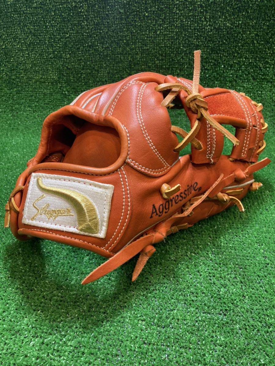 即戦力品・ラベル交換済】久保田スラッガー 一般軟式用 内野手用