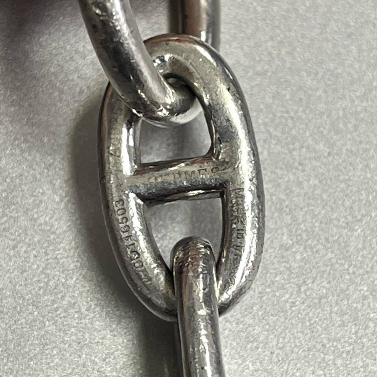 高級 HERMES エルメス シェーヌダンクルGM 12コマ シルバー925 高級 HERMES エルメス シェーヌダンクルGM 12コマ シルバー925