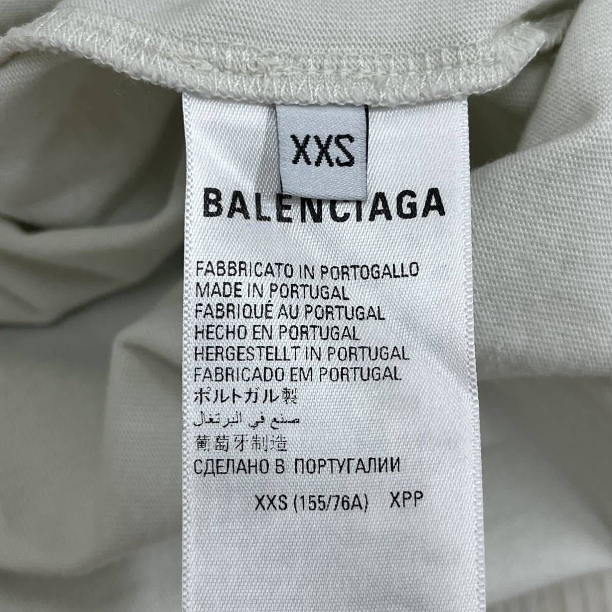BALENCIAGA バレンシアガ キャンペーンロゴ刺繍 ラージフィット 半袖 Tシャツ ユニセックス 641655 TKVJ1 9084