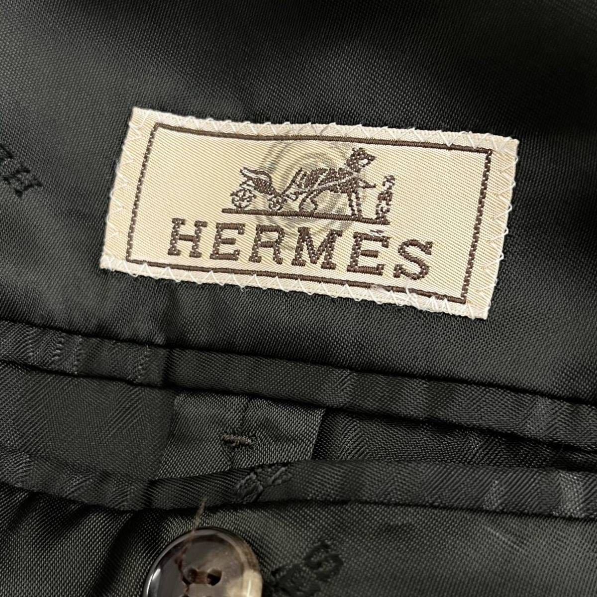 高級 HERMES エルメス ウール SUPER110'S ロングコート メンズ 高級 HERMES エルメス ウール SUPER110'S ロングコート メンズ