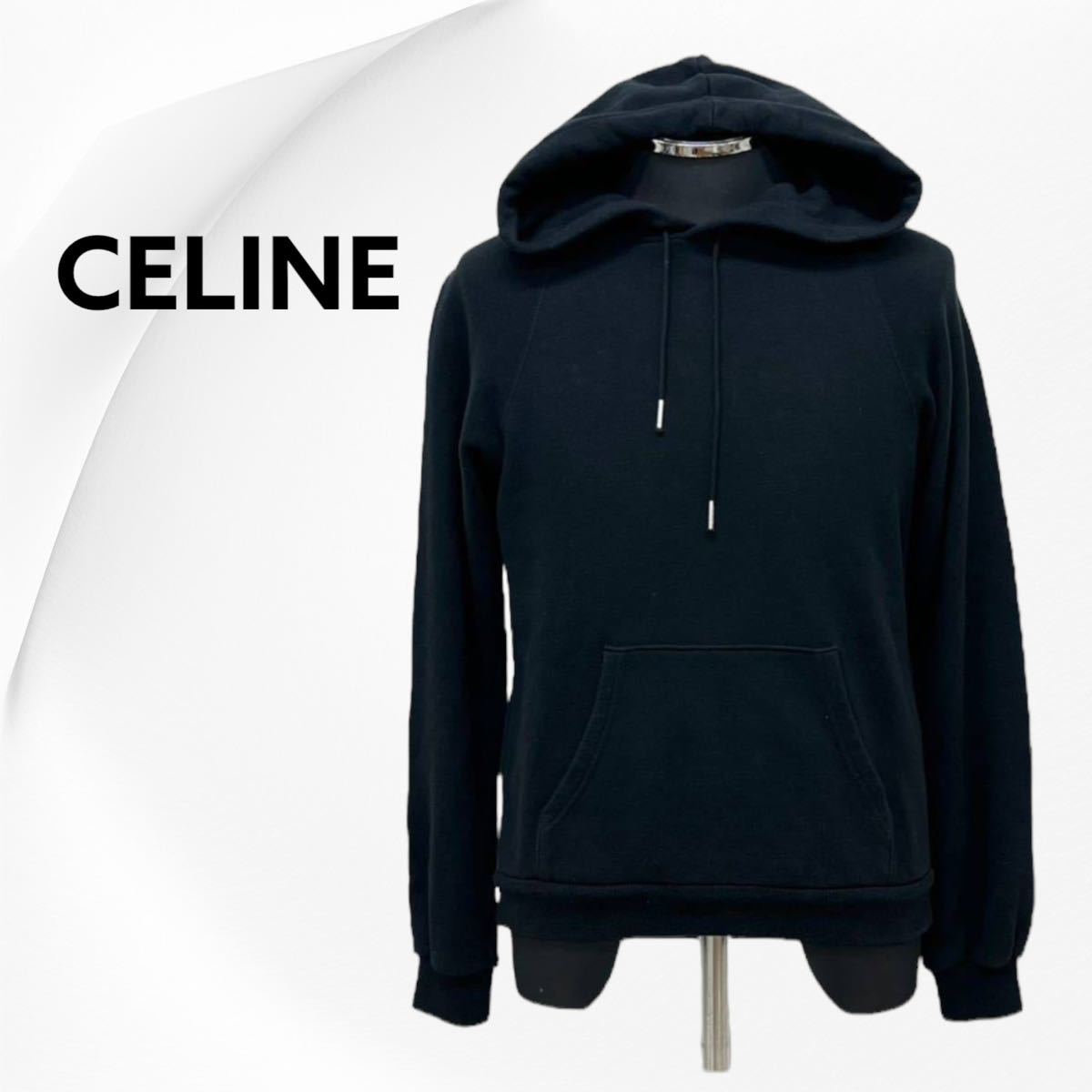 CELINE セリーヌ 19SS バックロゴプリント プルオーバー スウェット パーカー レディース 2Y006632E_画像2