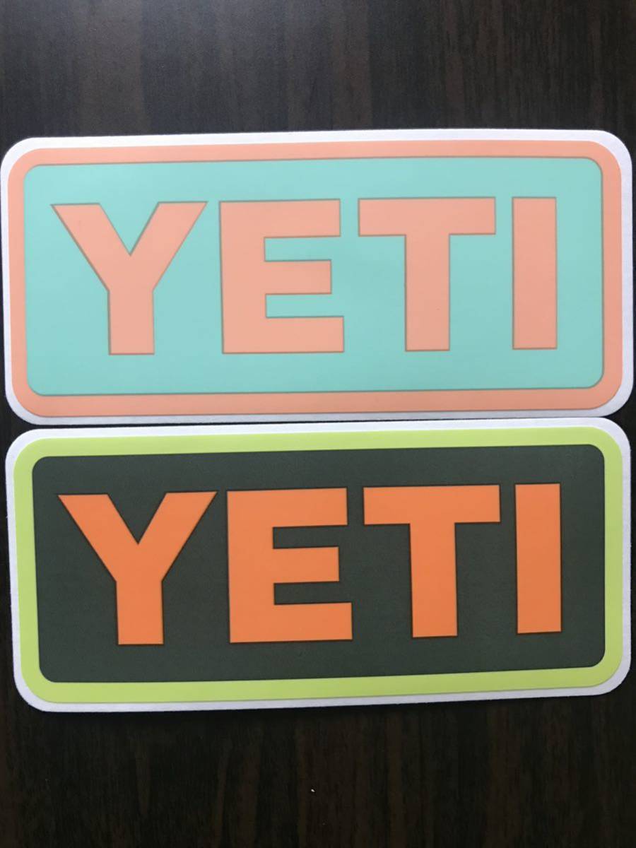 ★海外正規品★新品未使用　イエティ　ロゴステッカー　2枚セット　YETI _画像1