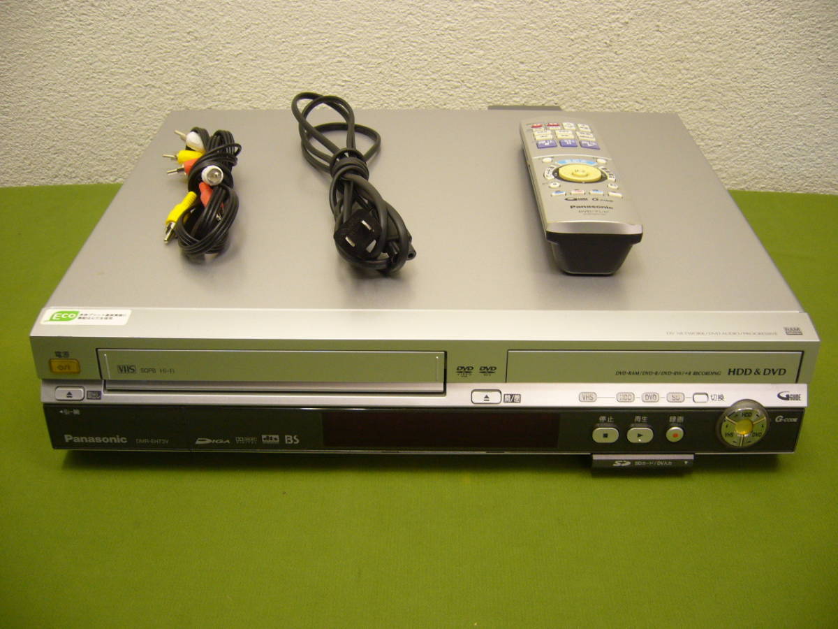 新品 【Panasonic】VHS/DVD/HDDレコーダー DMR-EH73V☆ビデオデッキ