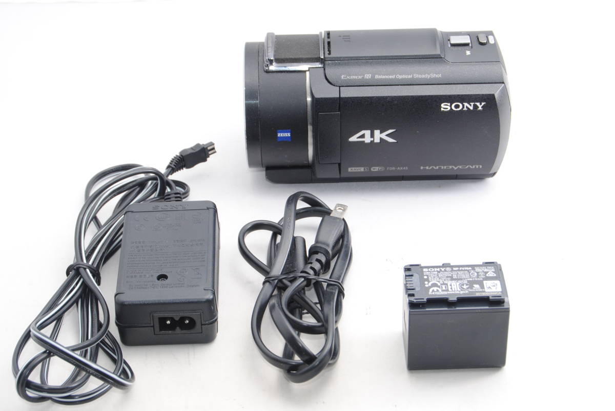 品多く 4K / ソニー / ブラック / FDR-AX45 / Handycam / ビデオカメラ