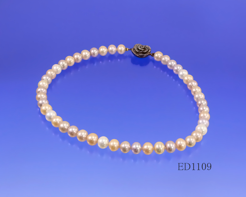 【ED1109】淡水真珠 ネックレス クラシックスタイルクラスプ使用