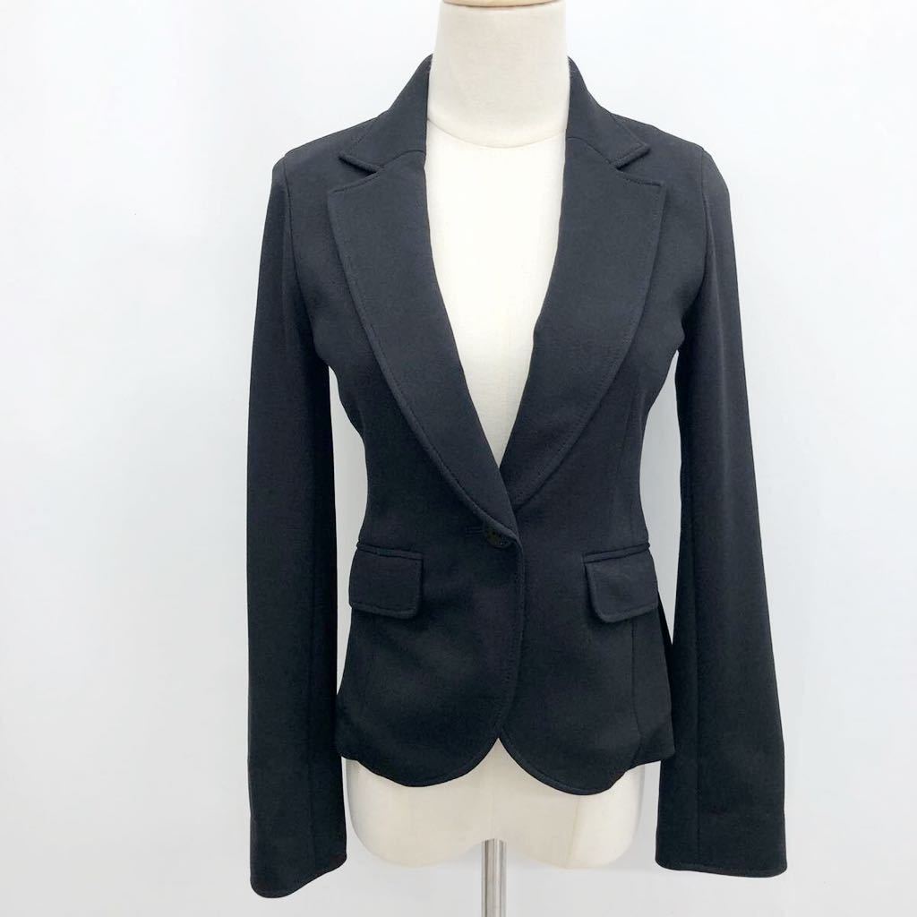 QUEENS COURT Queens Court setup suit jacket lining not equipped skirt stretch black black size 1 Vicky 