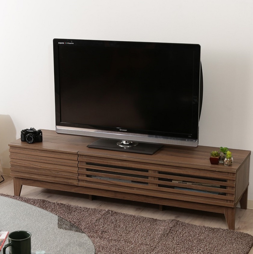 ãã¬ãå°150cm 65ã€ã³ãå¯Ÿå¿ ãã©ãŠã³ æ Œå ãã¬ãããŒã TVå° TV