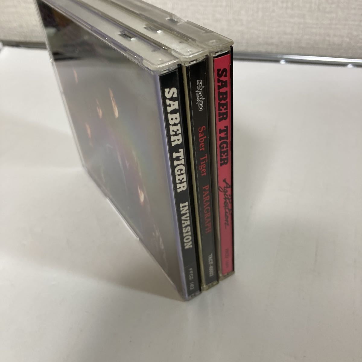 SABER TIGER サーベルタイガー 絶版CD3枚セット ハードメタル INVASION