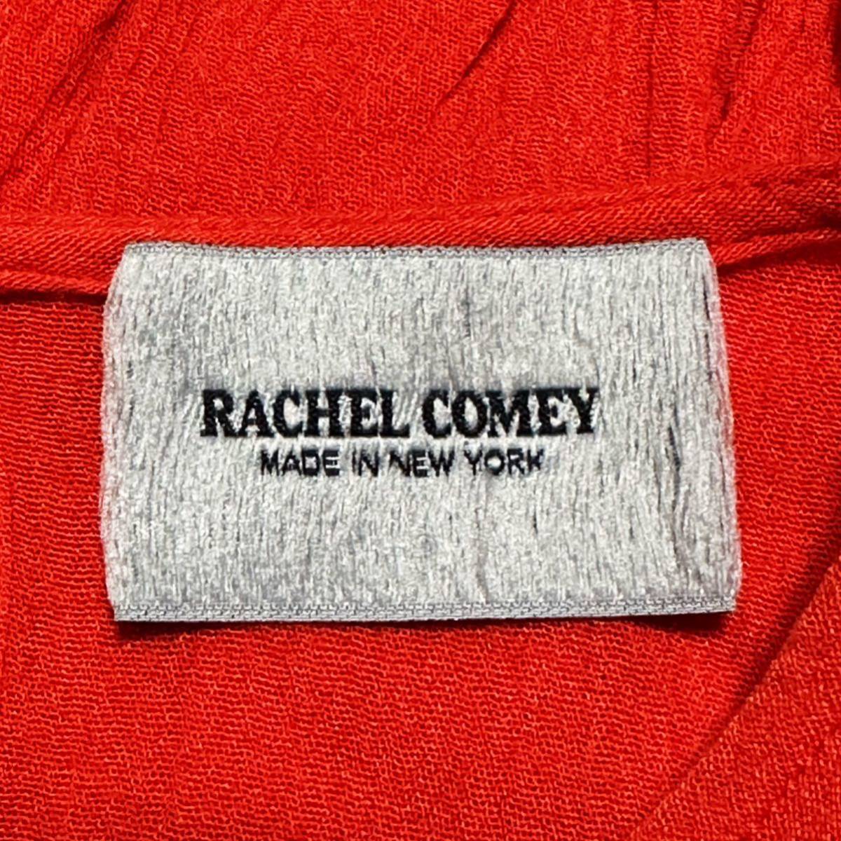 Rachel Comey レイチェルコーミー ★ プルオーバー ブラウス トップス クロップド 長袖カットソー シャーリング ギャザー オレンジ系 高級_画像6