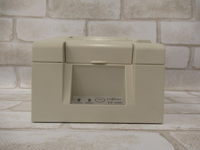 Ω 新E 0008♪ 保証有 Fujitsu【FP-1100】富士通 BUSICOM サーマルプリンタ AC付き 領収書発行可・祝10000!取引突破!!_画像2