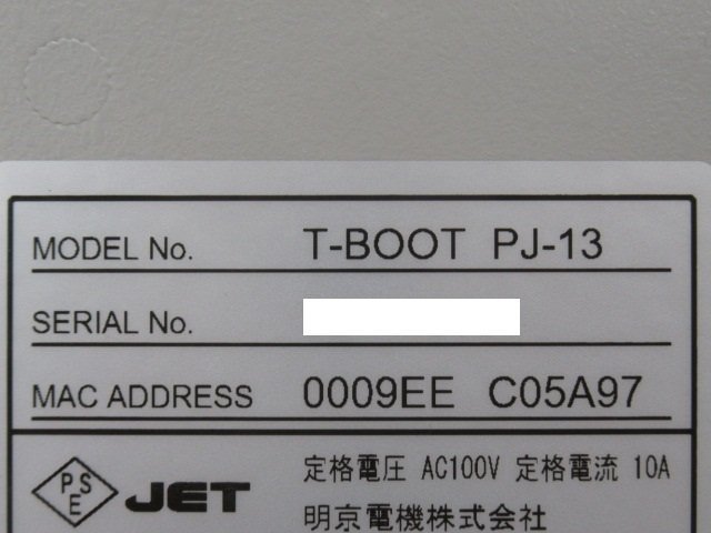 Ω 新E 0079♪ 保証有 明京電機(株)【 T-BOOT PJ-13 】 REMOTE POWER CONTROLLER・祝10000！取引突破!!_画像6