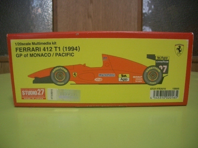 ■1/20 スタジオ27 Ferrari 412T1 (モナコ/パシフィック GP) マルボロデカール付き