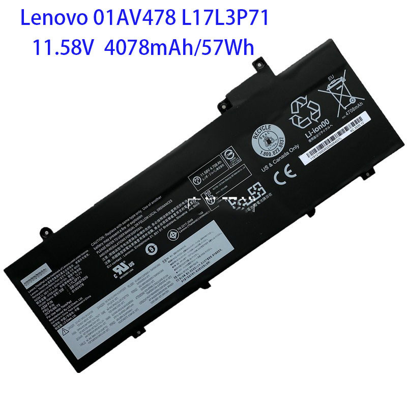 中古】 01AV478 Lenovo 新品 純正同等品 L17L3P71 57WH SB10K97620
