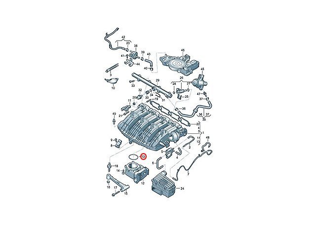 A7 4G 4GCYPC スロットルボディ ガスケット AUDI アウディ スロットル