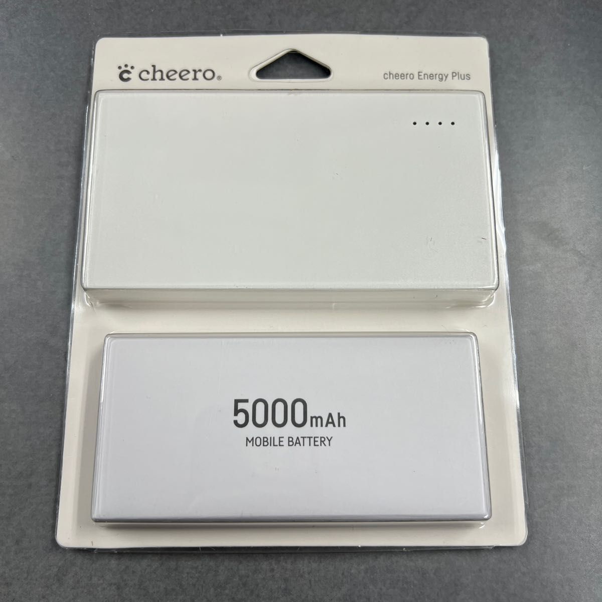 【新品未使用】5000mAh cheero モバイルバッテリー PSEマーク取得
