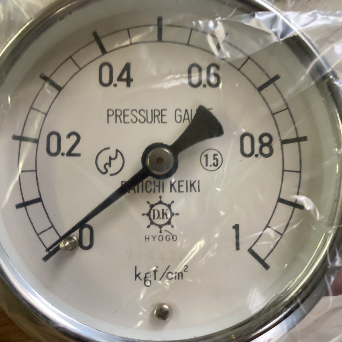 第一計器 DAIICHI KEIKI 圧力計 200 kgf/cm2 【60s】_画像5
