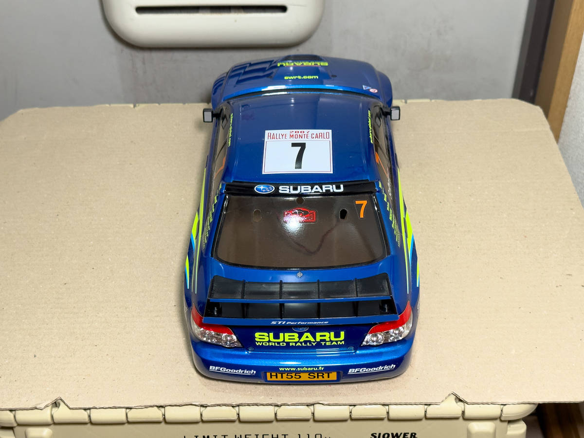 タミヤ: 1/10 スバル インプレッサ WRC モンテカルロ'07 スペアボディ