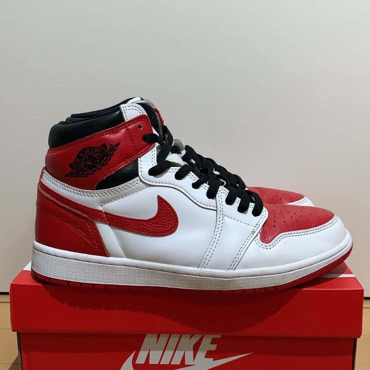 送料無料 NIKE AIR JORDAN 1 HIGH HI OG Heritage ナイキ エア