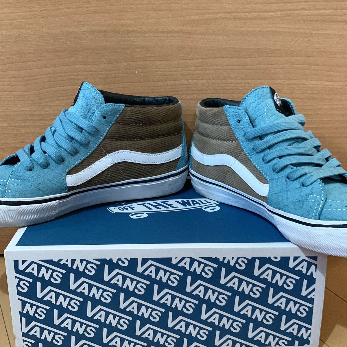 送料無料 supreme vans シュプリーム バンズ sk8 mid 28.5 cm スケハイ オールドスクール スニーカー シューズ メンズ  コラボ