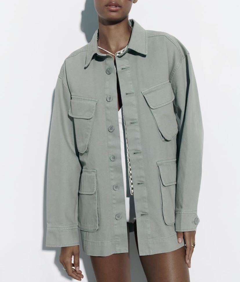 送料無料 ZARA ザラ レディース ユーティリティ ポケット 送料無料 ZARA ザラ レディース ユーティリティ ポケット