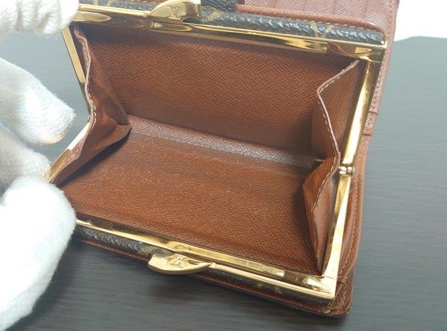 【完売済み】【お手頃価格★】■Louis Vuitton がま口財布(二つ折り)M61663