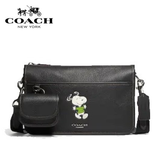 ◆ снижение цены  Сделал ！◆ новый товар / подлинный товар  ◆【COACH×PEANUTS★CE710】... сотрудничество  ♪ ограниченный товар  ♪... плечо   корпус   сумка   кожа    блиц-цена !!