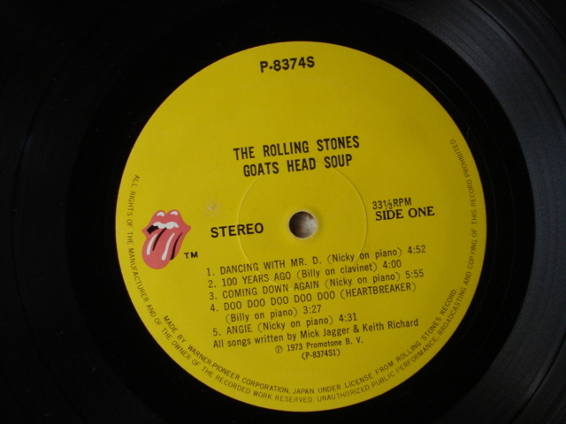 【LP】国内盤 ローリング・ストーンズ/山羊のスープ Rolling Stones/ GOATS HEAD SOUP Wジャケット ピンナップ付_画像8