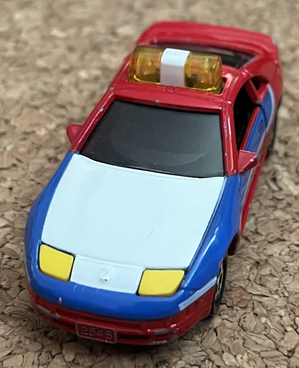 ◇トミカ 日産 フェアレディZ 300ZX 日本製 32Z 中古 ミニカー パトロール 中古 1991 TOMY サイレン？ サウンド？発光？ レスキュー_画像1