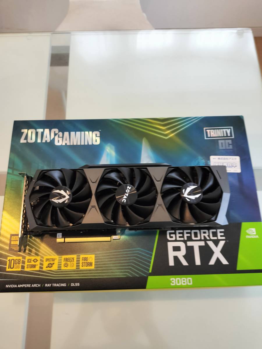 2022福袋】 ZOTAC GAMING GeForce RTX 3080 Trinity OC 10GB 動作品